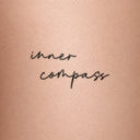 inner compass by Blackdot - tattoo render on skin 