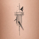 Ionic by Omer Tunca - tattoo render on skin 