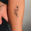 Ionic by Omer Tunca - tattoo render on arm 