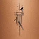 Ionic by Omer Tunca - tattoo render on skin 