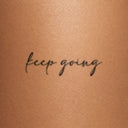keep going by Blackdot - tattoo render on skin 