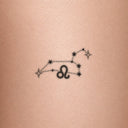 Leo by Mommy I'm Sorry - tattoo render on skin 