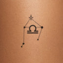 Libra by Mommy I'm Sorry - tattoo render on skin 