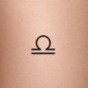 Libra by Mommy I'm Sorry - tattoo render on skin 