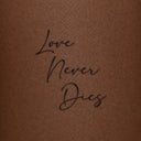 Love Never Dies by Blackdot - tattoo render on skin 