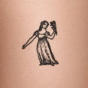 Maiden by John Craig - tattoo render on skin 