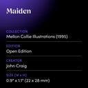 Maiden by John Craig - design spec sheet 