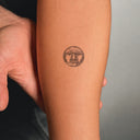 Man in the Moon by John Craig - tattoo render on arm 