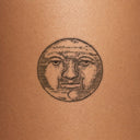 Man in the Moon by John Craig - tattoo render on skin 