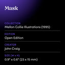 Mask by John Craig - design spec sheet 