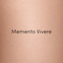 Memento Vivere by Blackdot - tattoo render on skin 