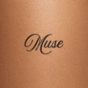 Muse by Blackdot - tattoo render on skin 