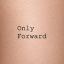 Only Forward by Blackdot - tattoo render on skin 