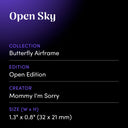 Open Sky by Mommy I'm Sorry - design spec sheet 