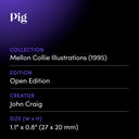 Pig by John Craig - design spec sheet 