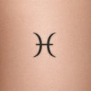 Pisces by Mommy I'm Sorry - tattoo render on skin 