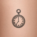 Pocket Watch by John Craig - tattoo render on skin 