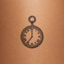 Pocket Watch by John Craig - tattoo render on skin 