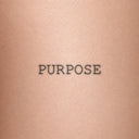 PURPOSE by Blackdot - tattoo render on skin 