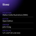 Rose by John Craig - design spec sheet 
