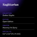 Sagittarius by Mommy I'm Sorry - design spec sheet 