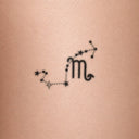 Scorpio by Mommy I'm Sorry - tattoo render on skin 