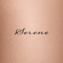 Serene by Blackdot - tattoo render on skin 