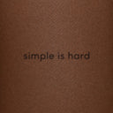 simple is hard by Blackdot - tattoo render on skin 