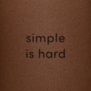 simple is hard by Blackdot - tattoo render on skin 