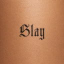 Slay by Blackdot - tattoo render on skin 