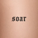 soar by Blackdot - tattoo render on skin 