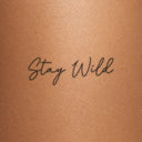 Stay Wild by Blackdot - tattoo render on skin 