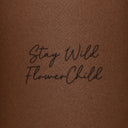 Stay Wild FlowerChild by Blackdot - tattoo render on skin 