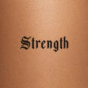 Strength by Blackdot - tattoo render on skin 
