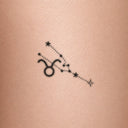 Taurus by Mommy I'm Sorry - tattoo render on skin 