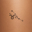 Taurus by Mommy I'm Sorry - tattoo render on skin 