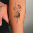 Tech Brain by Omer Tunca - tattoo render on arm 