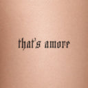 that's amore by Blackdot - tattoo render on skin 