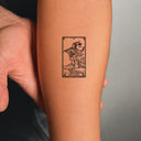 The Fool by Mommy I'm Sorry - tattoo render on arm 