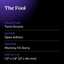 The Fool by Mommy I'm Sorry - design spec sheet 