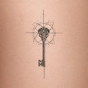 The Key by Omer Tunca - tattoo render on skin 