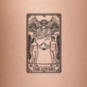 The Lovers by Mommy I'm Sorry - tattoo render on skin 