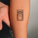 The Lovers by Mommy I'm Sorry - tattoo render on arm 