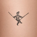 Tightrope Walker by John Craig - tattoo render on skin 
