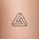 Triad Loop by Mommy I'm Sorry - tattoo render on skin 