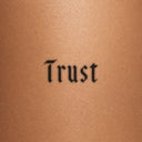 Trust by Blackdot - tattoo render on skin 