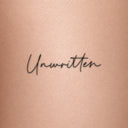 Unwritten by Blackdot - tattoo render on skin 