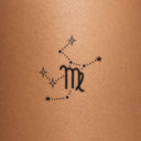 Virgo by Mommy I'm Sorry - tattoo render on skin 