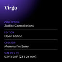 Virgo by Mommy I'm Sorry - design spec sheet 