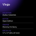 Virgo by Mommy I'm Sorry - design spec sheet 